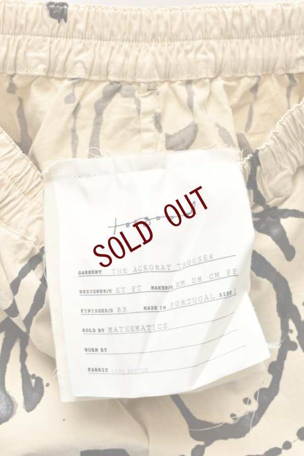 画像6: toogood　 THE ACROBAT TROUSER - PAINTED SLIPWEAR　 col.BUFF