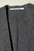 画像3: TENNE HANDCRAFTED MODERN  NO COLLAR KNIT JACKET  col. MELANGE D.GRAY (3)