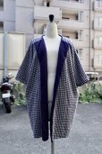 画像1: DANIELA GREGIS  <br />capotto coat rebus lavato 　<br />col.klein blue natural navy blue (1)