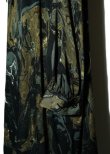 画像5: Dessin de mode　 ボウタイギャザースリーブワンピース　 col.BLACK MARBLE (5)