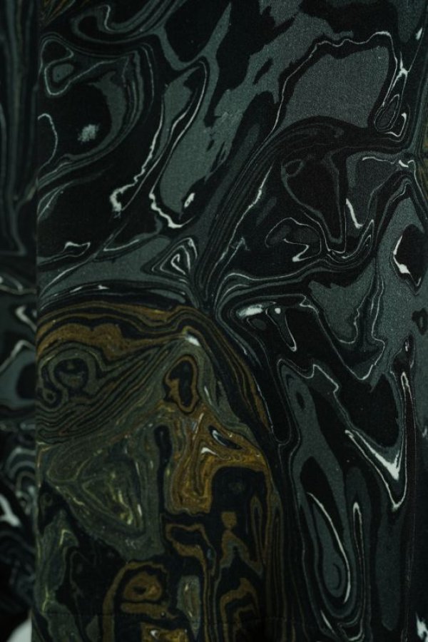 画像11: Dessin de mode　 ボウタイギャザースリーブブラウス　 col.BLACK MARBLE