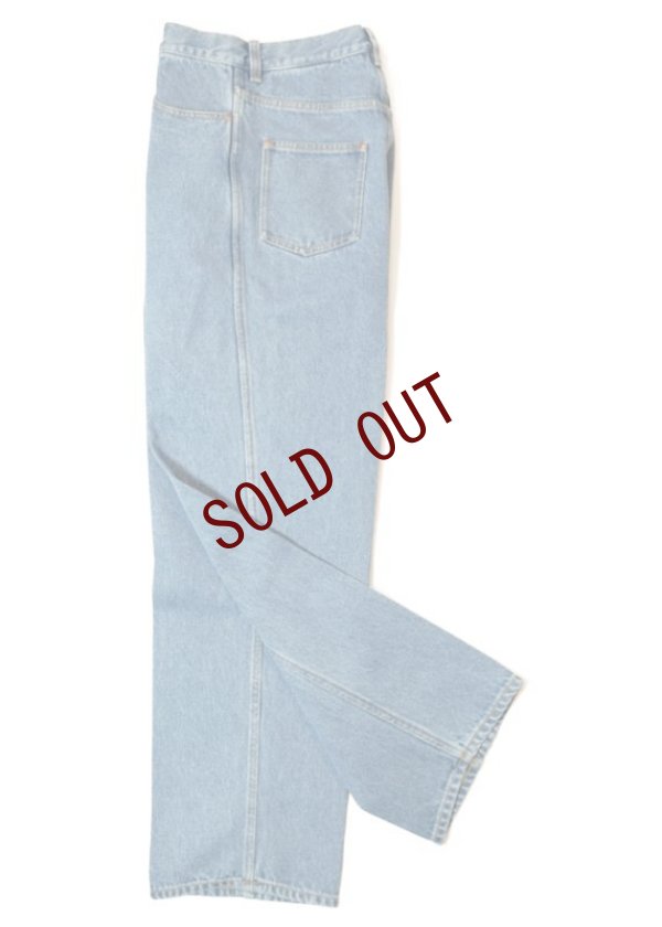 画像3: Cristaseya　 04ED-K　 BLEACHED DENIM HIGHWAISTED JEANS　 col.BLEACHED INDIGO