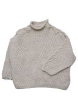 画像1: Isabella Stefanelli  <br />(XI)-Virginia Jumper-(IS) Aran　<br />Irish wool-hand knitted (1)
