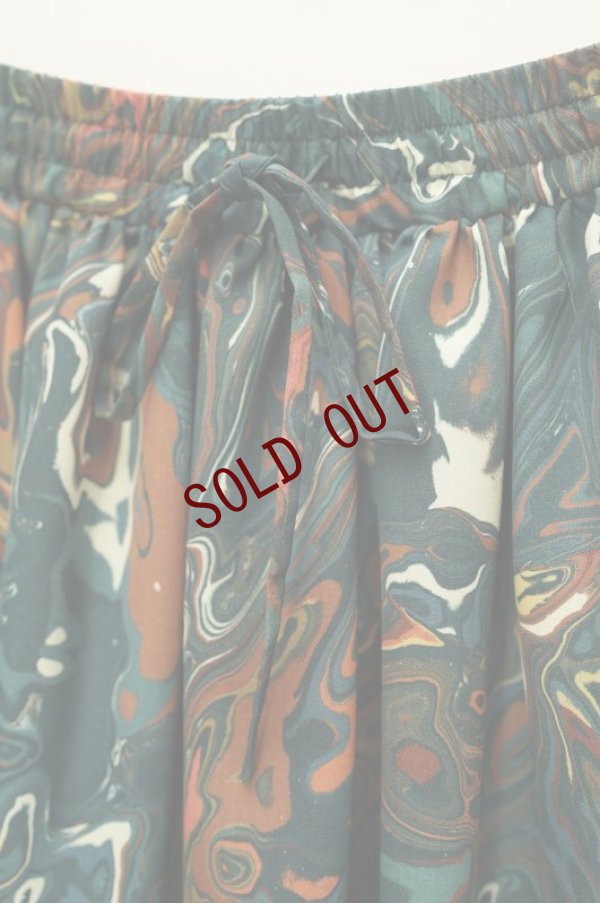 画像5: Dessin de mode　 ギャザーマキシスカート　 col.GREEN MARBLE