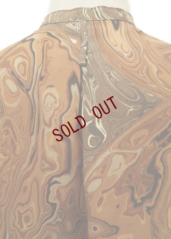 画像6: Dessin de mode　 ノースリーブバルーンワンピース　 col.BROWN MARBLE