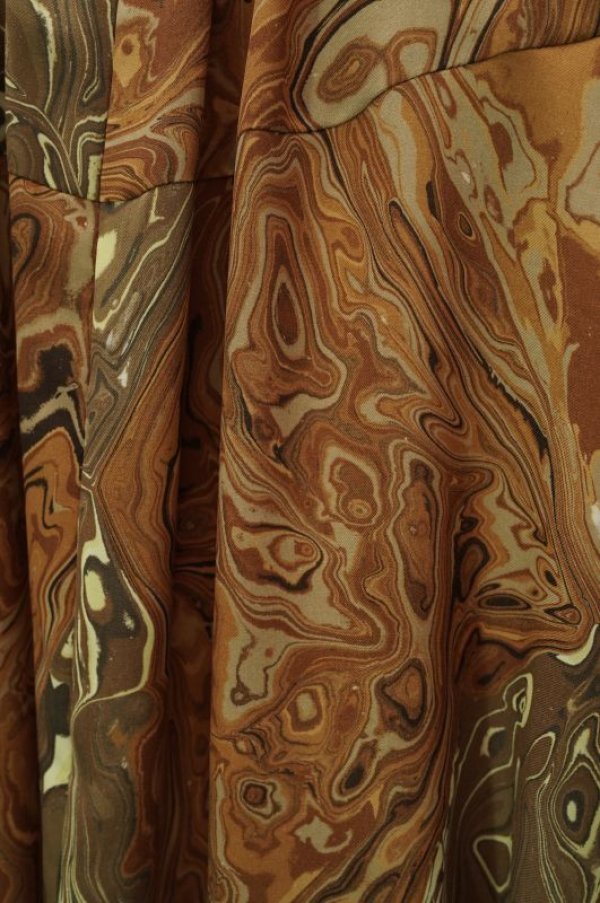 画像8: Dessin de mode　 ケープワンピース　 col.BROWN MARBLE