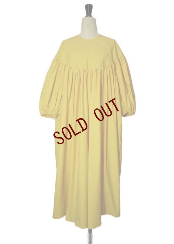 画像1: toogood　 THE EMBROIDERER DRESS　 SMOOTH COTTON　 col.TURMERIC