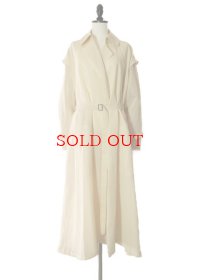 TENNE HANDCRAFTED MODERN　 LAYERED TRENCH COAT　 col. BEIGE×BEIGE