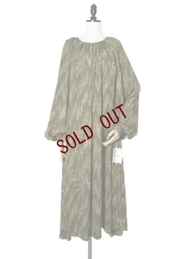 画像4: pas deux pareils　 KYOTO MARBLE　 ケープギャザーワンピース　 col.STARDUST