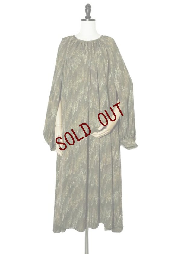 画像3: pas deux pareils　 KYOTO MARBLE　 ケープギャザーワンピース　 col.STARDUST