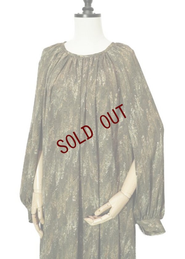 画像5: pas deux pareils　 KYOTO MARBLE　 ケープギャザーワンピース　 col.STARDUST