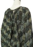 画像14: pas deux pareils　 KYOTO MARBLE　 ケープギャザーワンピース　 col.BLACK SHELL (14)
