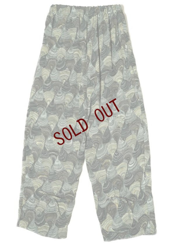画像3: pas deux pareils　 KYOTO MARBLE　 パジャマトラウザース　 col.BLACK SHELL