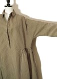 画像7:  CASEY CASEY　 18FR381  PAGA ROUCH DRESS POP STRIPE　 col.BEIGE