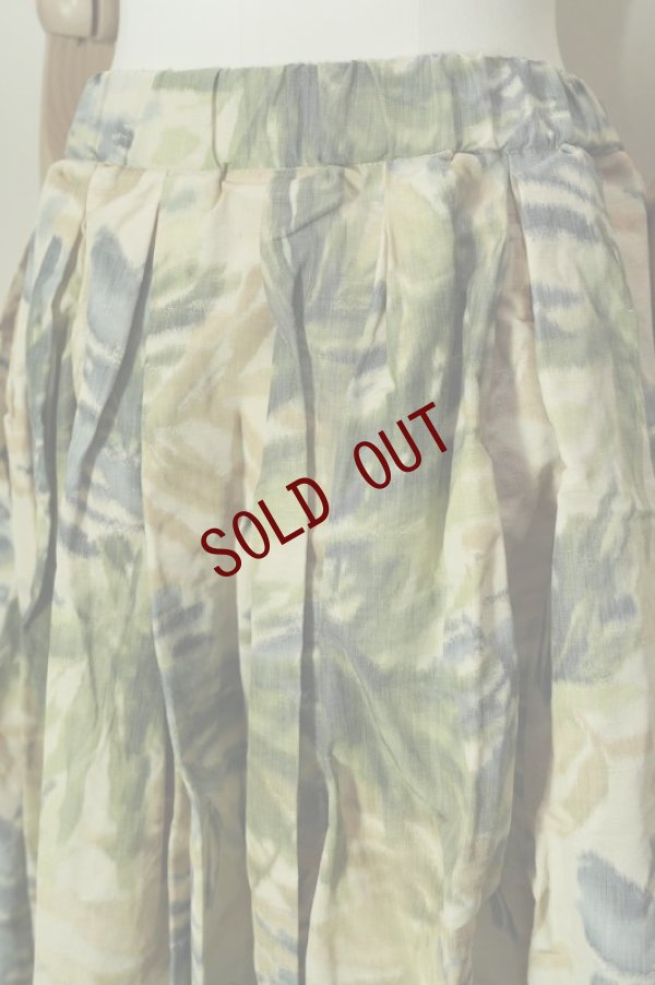 画像4:  CASEY CASEY  18FJ115  PETIT SOLEIL SKIRT  col.PALM