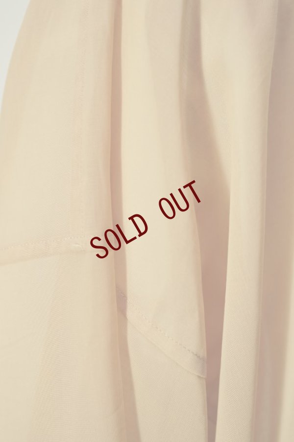 画像8: TENNE HANDCRAFTED MODERN　 LAYERD BALLOON DRESS　 col. ORANGE / WHITE