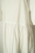 画像14: TENNE HANDCRAFTED MODERN　 LAYERD BALLOON DRESS　 col. ORANGE / WHITE