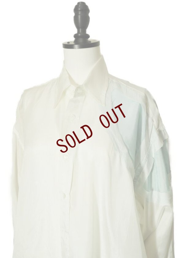 画像4: EDWARD CUMING　 CIRCLE WINDOW WIDE SHIRT　 col.SAX/MINT/SUN