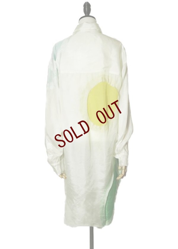 画像3: EDWARD CUMING　 CIRCLE WINDOW WIDE SHIRT　 col.SAX/MINT/SUN