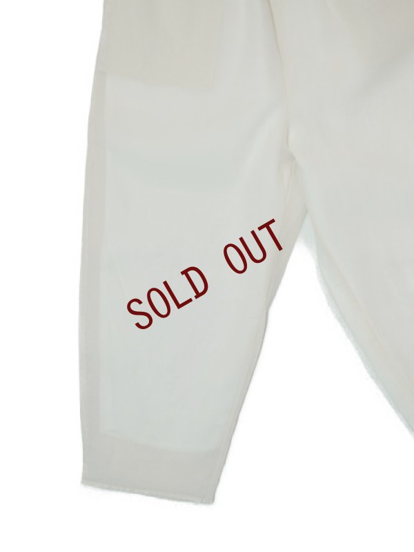画像4: TENNE HANDCRAFTED MODERN　 LAYERD PANTS　 col. BEIGE×WHITE