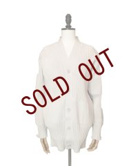 CFCL　 FLUTED CARDIGAN1　 col.LIGHT GRAY