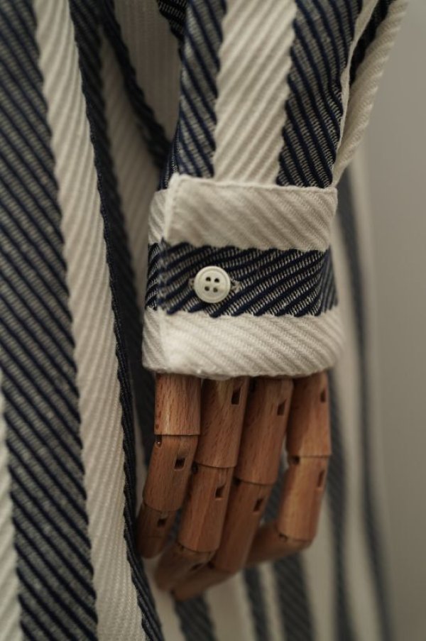 画像5: Cristaseya　 09EN-ST-BL 　 MAXI TUNIC　 col.BLUE with WHITE STRIPES