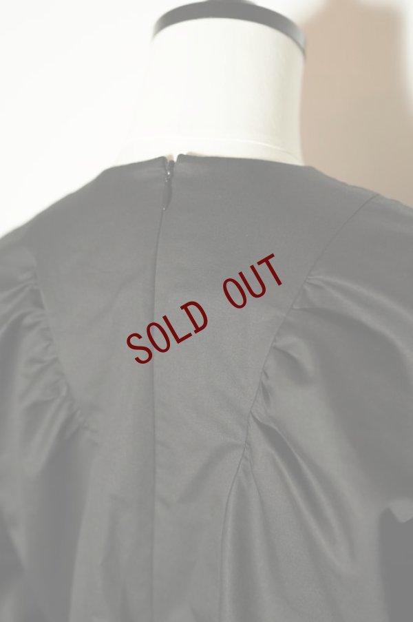 画像6: TENNE HANDCRAFTED MODERN　 VOLUME SLEEVE TUCK PULL-OVER　 col. BLACK