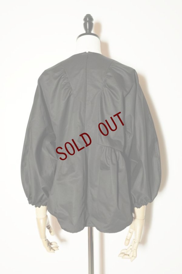 画像5: TENNE HANDCRAFTED MODERN　 VOLUME SLEEVE TUCK PULL-OVER　 col. BLACK