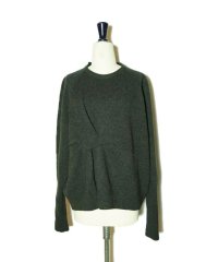 MARINA YEE　 MY Knit 2 - Crewneck Origami Knit　 col.Forest