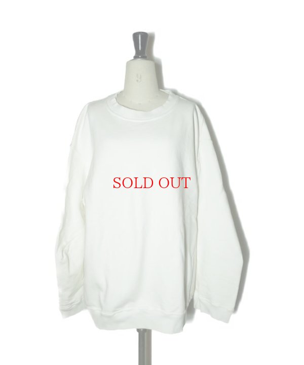 画像1: MARINA YEE　 MY Sweet1 - Large Sweatshirt（turned sleeves)　 col.White