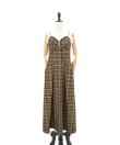 画像1: BOWTE　 BROWN CHECK CAMI DRESS 　 col.BROWN CHECK (1)