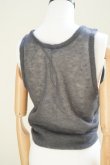 画像4:  AURALEE　 KID MOHAIR SHEER KNIT TANK　 col. DARK GRAY (4)