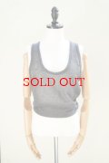  AURALEE　 KID MOHAIR SHEER KNIT TANK　 col. DARK GRAY