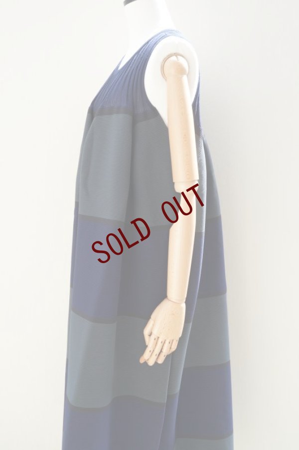 画像5: CFCL　 POTTERY SLEEVELESS BUST FLARE DRESS　 col.NAVY MULTI