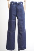 画像2: TANAKA　 WORK JEAN TROUSERS　 col.RINSED BLUE (2)