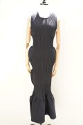 CFCL　 FLUTED  SLEEVELESS MERMAID DRESS　 col.BLACK