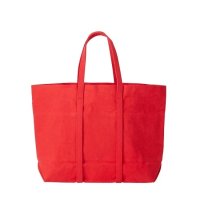 AMIACALVA　 WASHED CANVAS 6POCKETS TOTE(M)　 col.RED