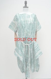 toogood　 THE SWIMMER DRESS　 col.STRIPED ORGANDY SEA GREEN