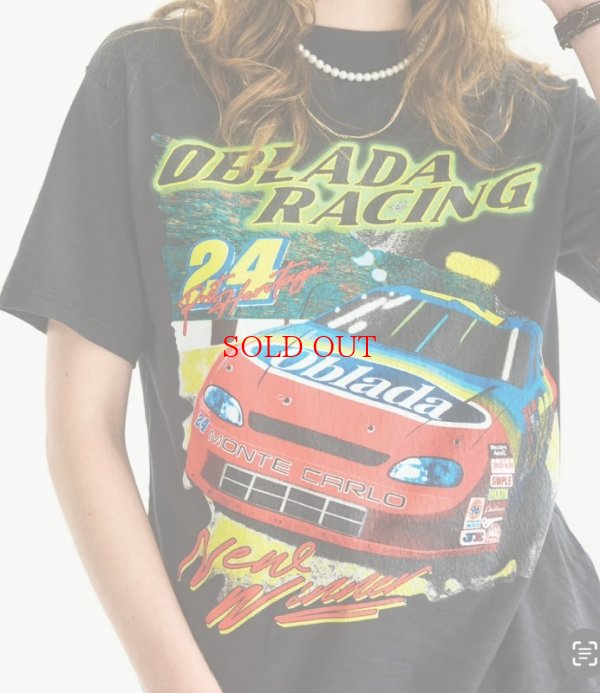 画像1: Oblada　 RACING  TEE　 col.BLACK