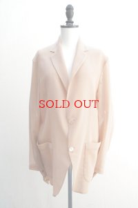  AURALEE　 WOOL RECYCLE POLYESTER LENO SHEER JACKET　 col. PINK BEIGE