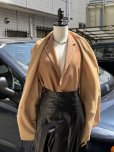 画像10:  AURALEE　 WOOL RECYCLE POLYESTER LENO SHEER JACKET　 col. BROWN