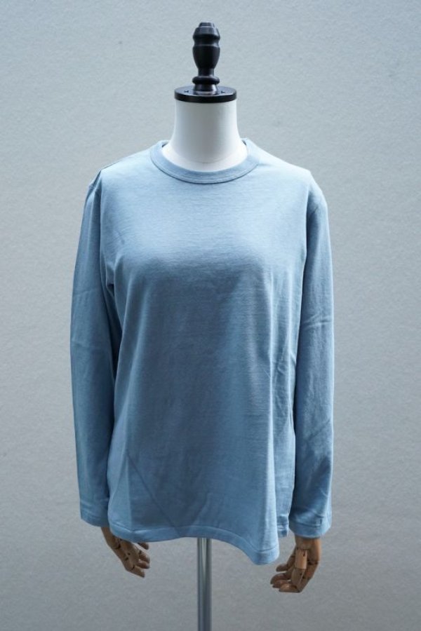 画像1: eleven 2nd　 Plain Cotton Jersey Long T-shirt　 col. Sky Blue