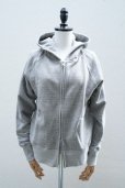 画像1: eleven 2nd　<br />Cotton Sweat Jersey Hooded Zip-Up　<br />col. Melange Grey (1)