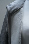 画像8: eleven 2nd　 Cotton Sweat Jersey Hooded Zip-Up　 col. Melange Grey