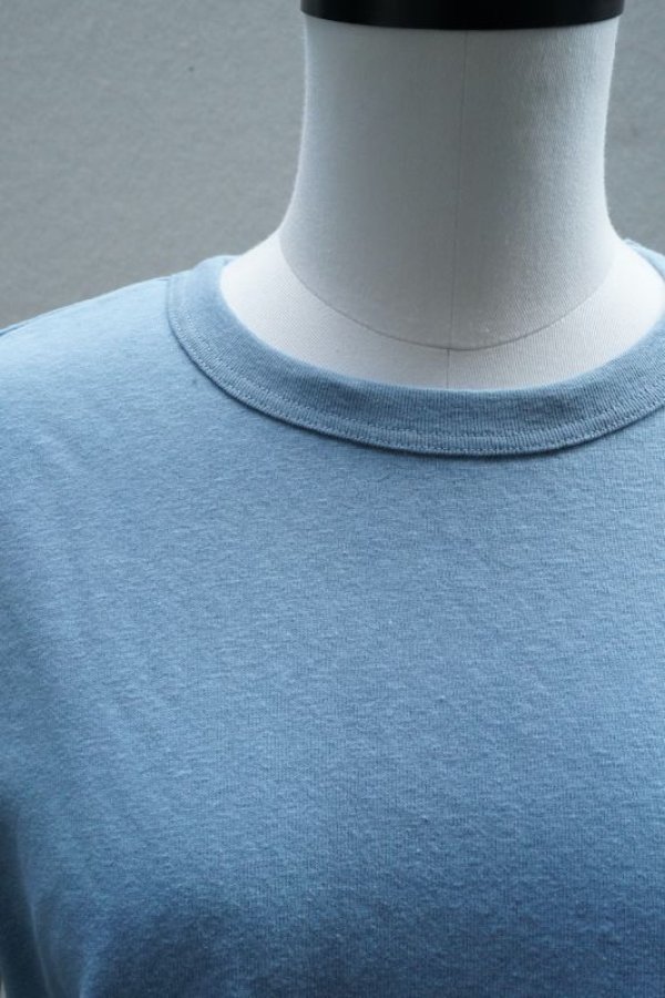 画像2: eleven 2nd　 Plain Cotton Jersey Short T-shirt　 col. Sky Blue