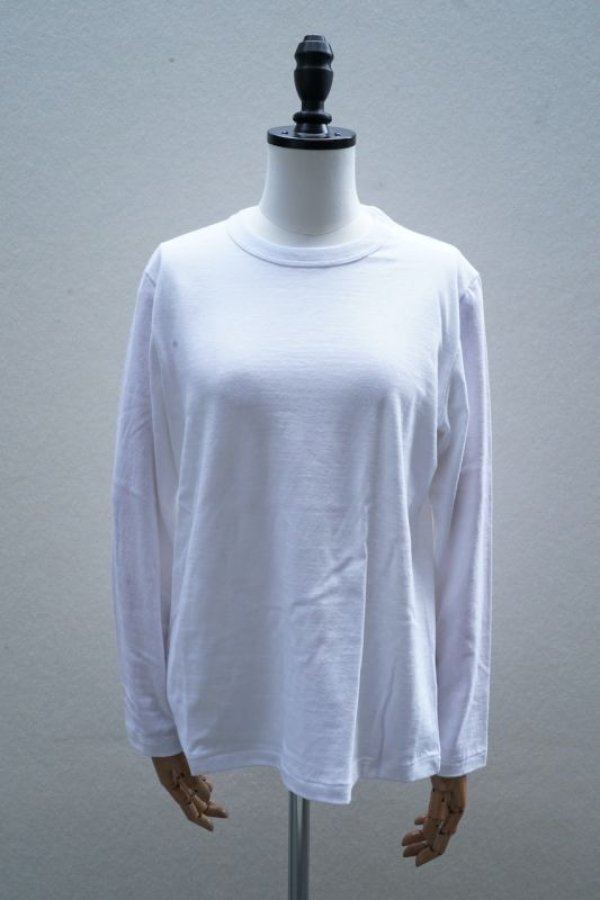 画像1: eleven 2nd　 Plain Cotton Jersey Long T-shirt　 col. White