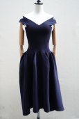 画像2: CFCL　<br />POTTERY HS OFF SHOULDER SWEETHEART DRESS　<br />col.NAVY (2)