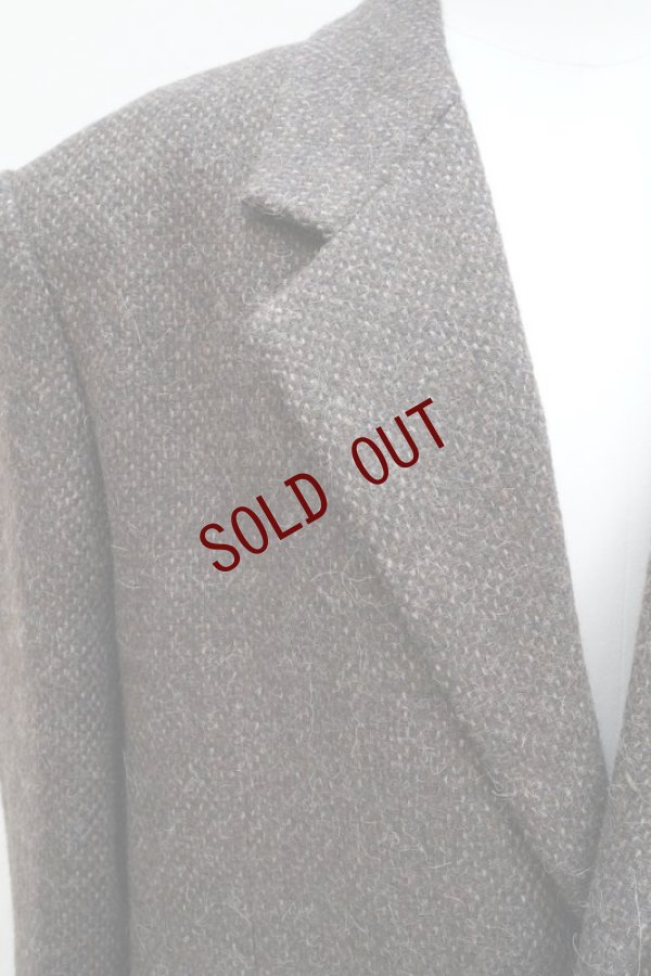 画像3:  AURALEE　 LAMA SHETLAND WOOL TWEED CHESTERFIELD COAT 　 col. BROWN TWEED