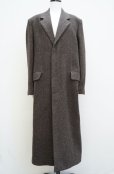 画像1:  AURALEE　<br />LAMA SHETLAND WOOL TWEED CHESTERFIELD COAT 　<br />col. BROWN TWEED (1)