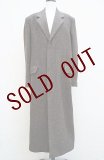 AURALEE LAMA SHETLAND WOOL TWEED CHESTERFIELD COAT col AURALEE LAMA SHETLAND WOOL TWEED CHESTERFIELD COAT col